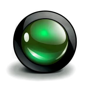 Glossy Green Gradient Button Png 14 PNG Image