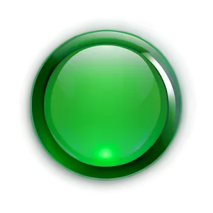 Glossy Green Gradient Button Png Wfv84 PNG Image