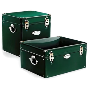 Glossy Green Storage Box Png Jbr PNG Image