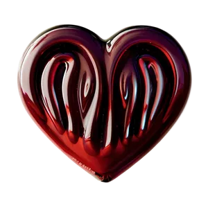 Glossy Heart Lollipop Png 06292024 PNG Image