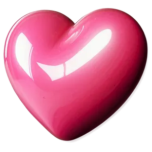 Glossy Pink Heart Emoji Png 06262024 PNG Image