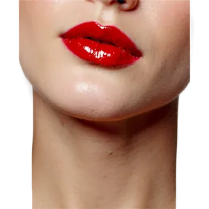 Glossy Red Lips Png Pbf PNG Image