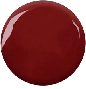 Glossy Red Sphere Graphic PNG Image