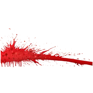 Glossy Red Splatter Art Png 06262024 PNG Image