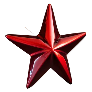 Glossy Red Star Png 69 PNG Image