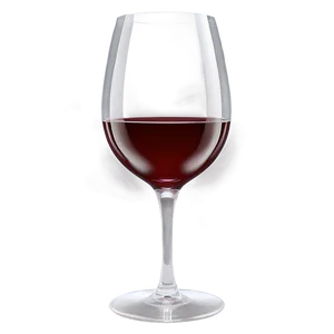 Glossy Red Wine Glass Png Enj45 PNG Image