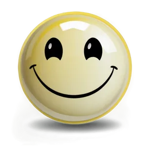 Glossy Smiley Face Sticker Png Vjn89 PNG Image