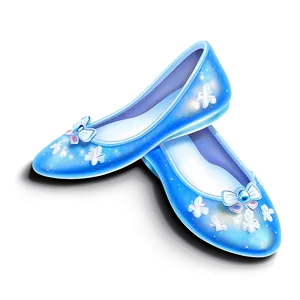 Glow Cinderella Slipper Art Png 06292024 PNG Image