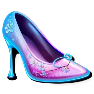 Glow Cinderella Slipper Art Png Pvh PNG Image