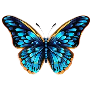 Glowing 3d Butterfly Effect Png 73 PNG Image