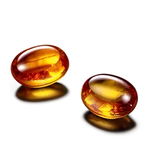 Glowing Amber Jewel Png 06242024 PNG Image