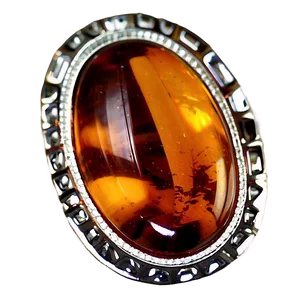 Glowing Amber Jewel Png 11 PNG Image