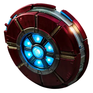 Glowing Arc Reactor Iron Man Png Jri PNG Image