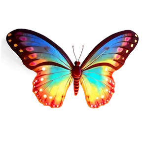 Glowing Butterfly A PNG Image