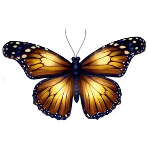 Glowing Butterfly D PNG Image