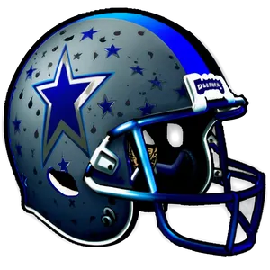 Glowing Cowboys Helmet Png Xvn PNG Image