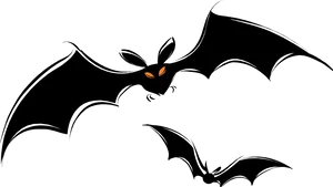 Glowing Eyed Batin Darkness PNG Image