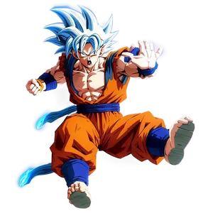 Glowing Goku Ultra Instinct Png Mas PNG Image