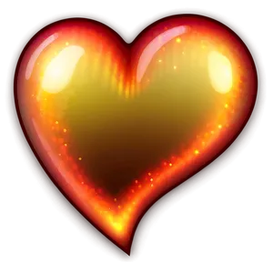 Glowing Heart Emoji Graphic Png 05042024 PNG Image