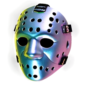 Glowing Hockey Mask Effect Png Lap PNG Image