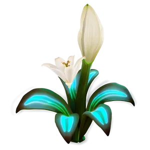 Glowing Night Lily Png Uny PNG Image