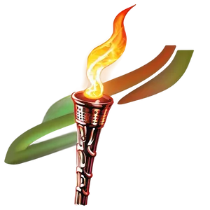 Glowing Olympic Torch Png Yej PNG Image