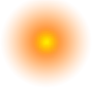 Glowing Orange Light Gradient PNG Image