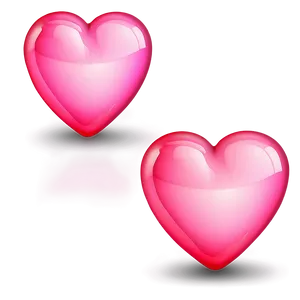 Glowing Pink Heart Emoji Png 13 PNG Image