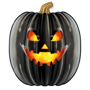 Glowing Pumpkin Face Illustration Png Wcb PNG Image