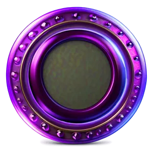 Glowing Purple Circle Emblem Png Ogl90 PNG Image