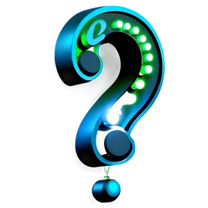 Glowing Question Mark Transparent Png Wtx PNG Image