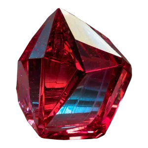 Glowing Red Crystal Png Aju PNG Image