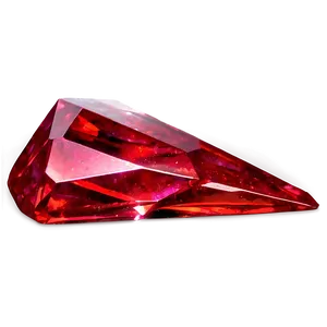 Glowing Red Crystal Png Qrq PNG Image