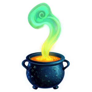 Glowing Witch Cauldron Png Nca58 PNG Image