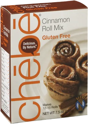 Gluten Free Cinnamon Roll Mix Box PNG Image