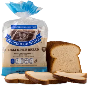 Gluten Free Sourdough White Bread Packaging PNG Image