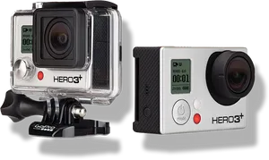 Go Pro H E R O3 Plus Action Camera PNG Image