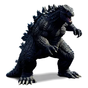 Godzilla 2014 Defensive Stance Png Fuv PNG Image