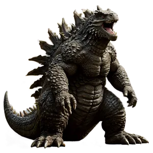 Godzilla 2014 Legendary Pose Png Qbt98 PNG Image