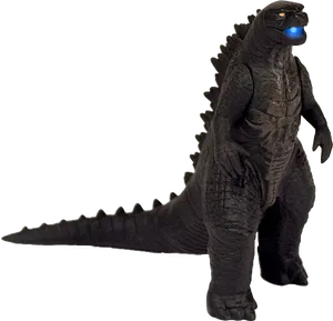 Godzilla Figure Standing PNG Image