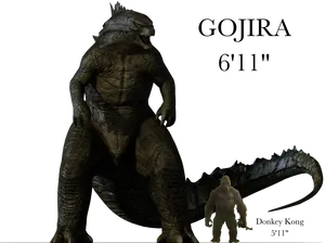 Godzilla_ Scale_ Comparison PNG Image