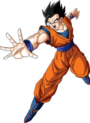 Gohan Readyfor Battle PNG Image