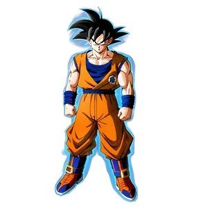 Goku Drip Fashion Evolution Png Uxa PNG Image