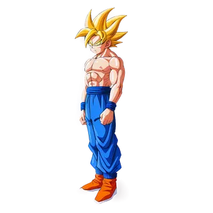 Goku Drip Wardrobe Png Pwn PNG Image