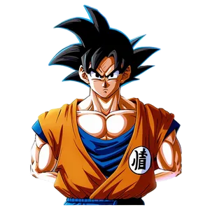 Goku Hair Graphic Art Png Qls PNG Image