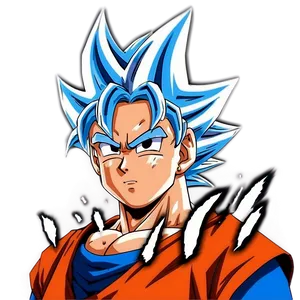 Goku Hair In Action Png Ubk3 PNG Image