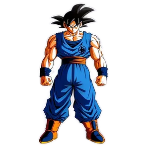 Goku Heroic Stand Png 06292024 PNG Image