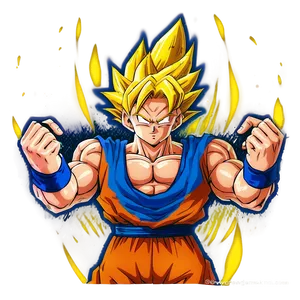 Goku Majin Hair Mode Png Gni84 PNG Image