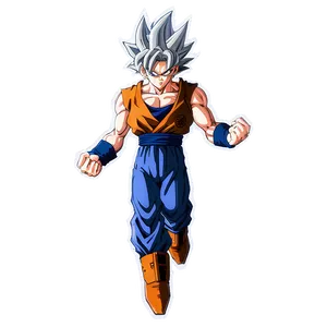 Goku Mastered Ultra Instinct Flight Png Gim PNG Image