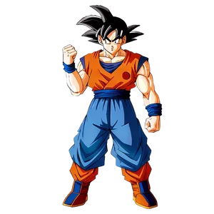 Goku Power Stance Png Rea PNG Image